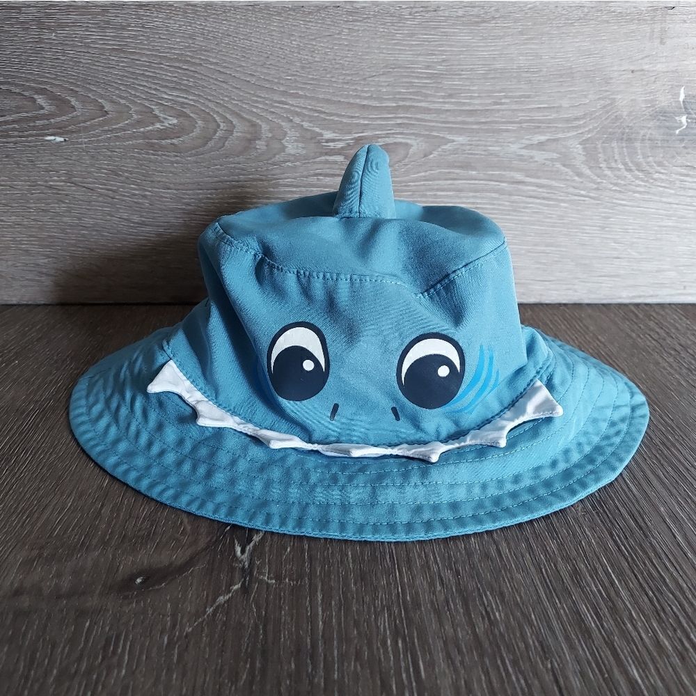 Tommy Bahama Baby Shark Blue Toddler Bucket Sun Hat